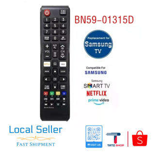 Télécommande BN59-01315B Samsung TV SMART Boutton netflix prime