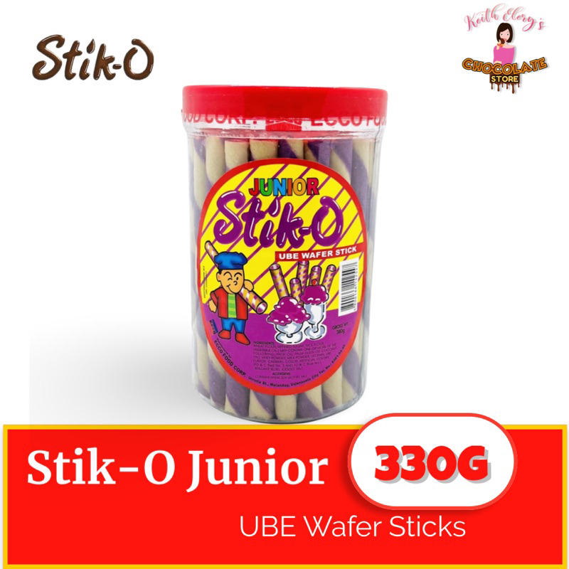 Stik-O ウベ380g*48pcs+サービス品 Stik O Junior top Wafer