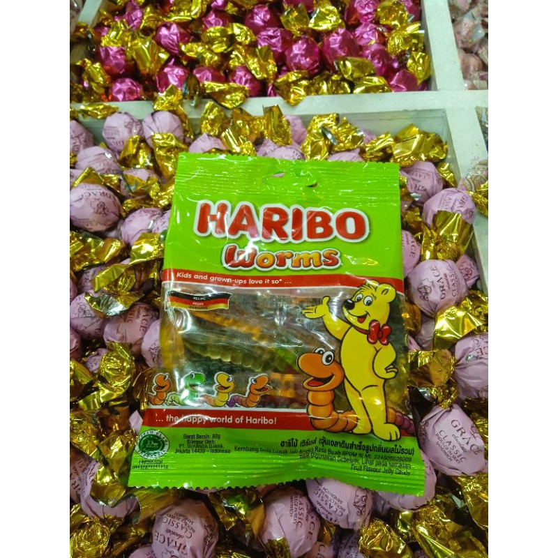 Haribo Worms Jelly Candy | Shopee Philippines