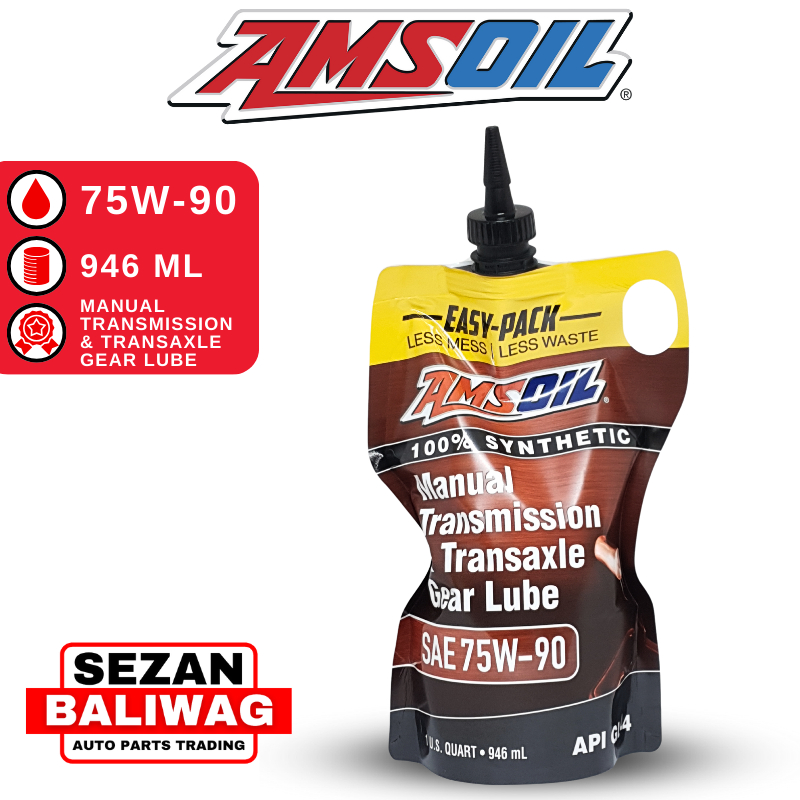 AMSOIL MANUAL TRANSMISSION & TRANSAXLE GEAR LUBE GL4 SAE 75W90 946ML