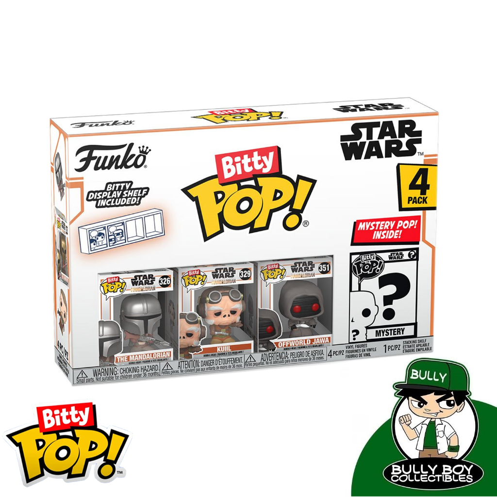 Funko Bitty POP! Mandalorian - The Mandalorian 4-Pack | Shopee Philippines