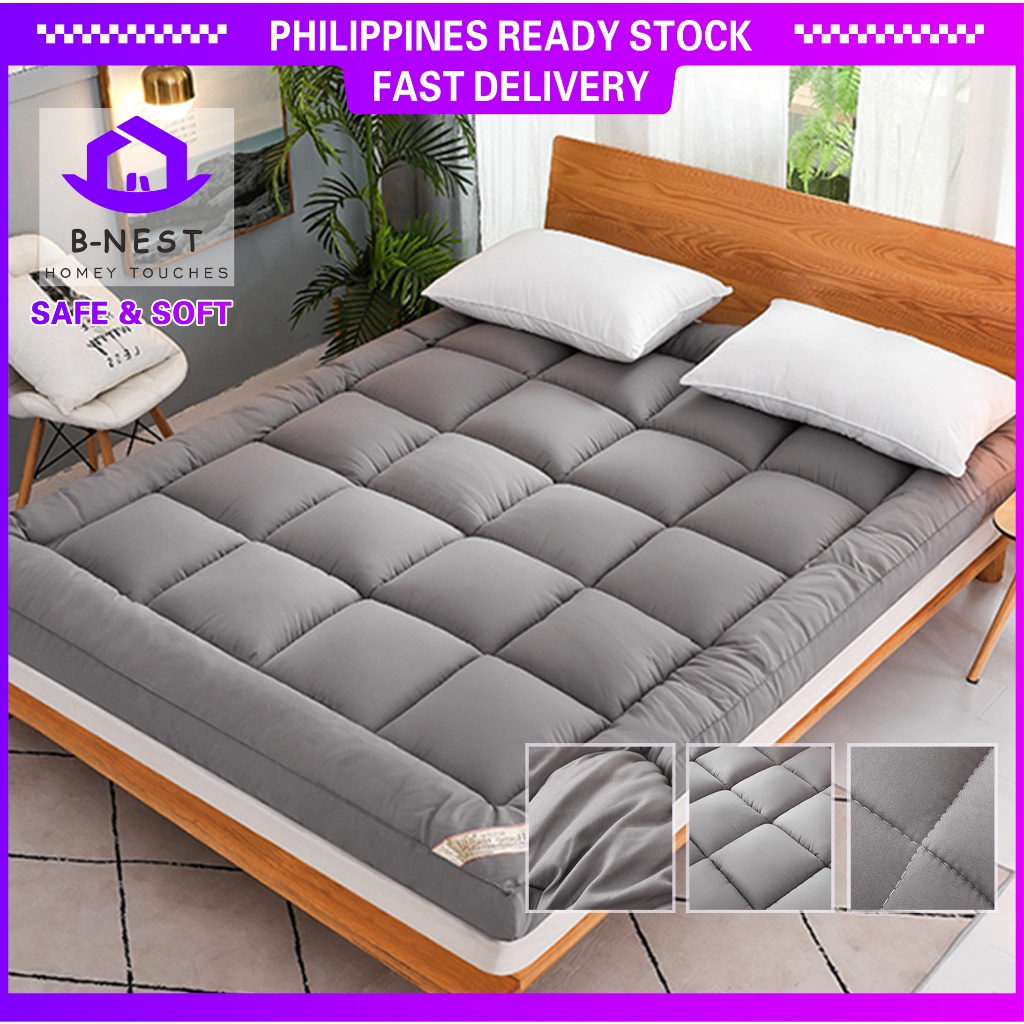BNEST 1.8MX2M Mattress Topper Foldable Mattress QUEEN KING Tatami
