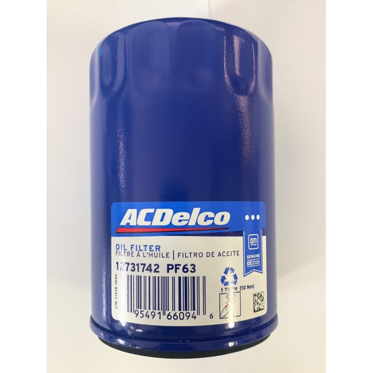 ACDelco Oil Filter for Chevrolet Suburban 2015-2021 / Tahoe PN# PF63 ...