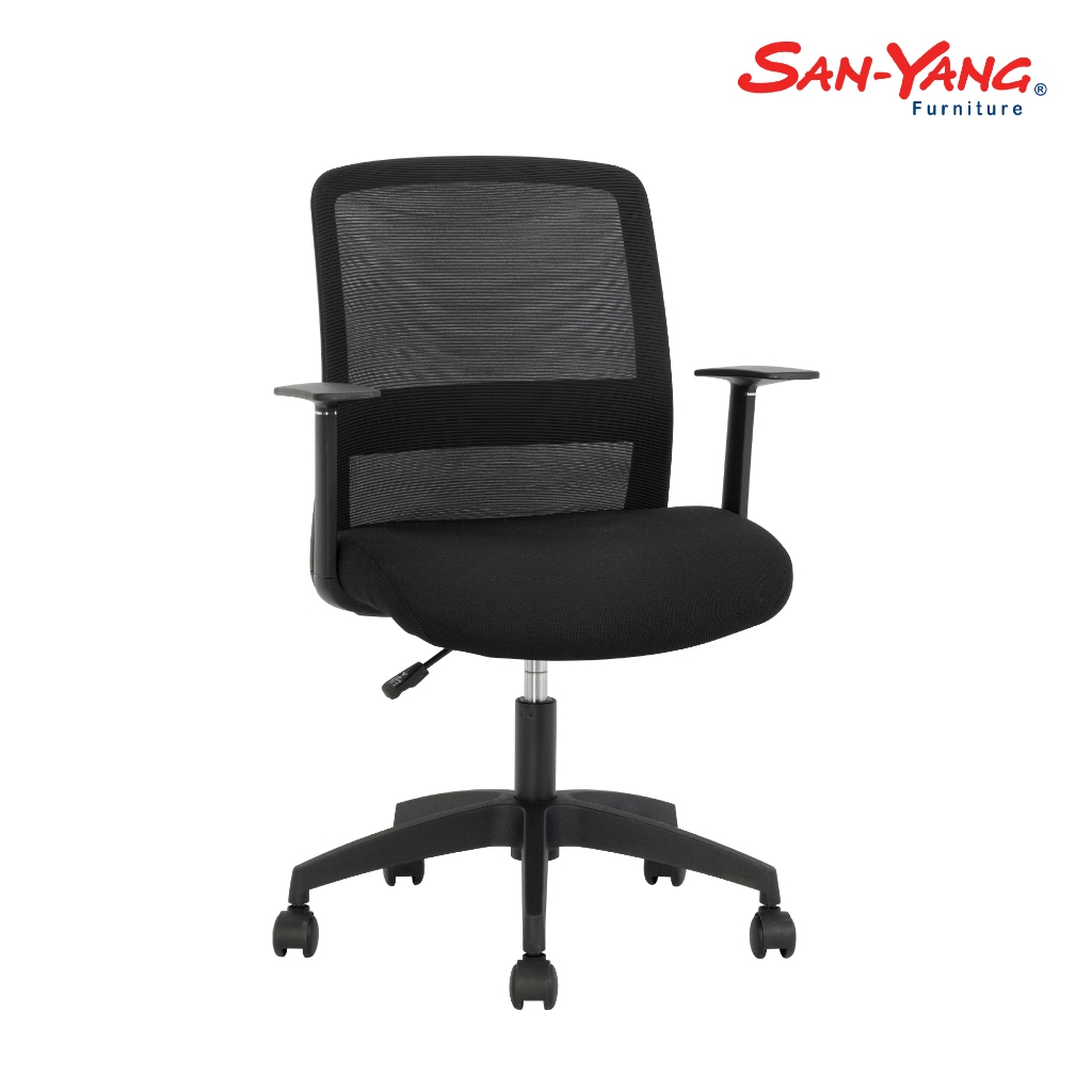 San-Yang Furniture Office Chair Armrest Mesh Black 400096 | Shopee ...