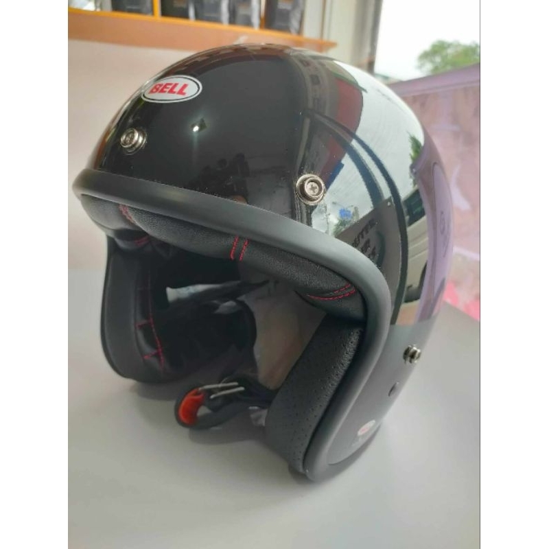 bell helmet custom 500 ph DLX Pulse Gloss Black/Blue/Red  Falan Parts With 5 shell sizes the Custom 500 is sure to give the rider a personalized fit regardless of where you are on the size chart Bell Custom 500 Parlor Helmet