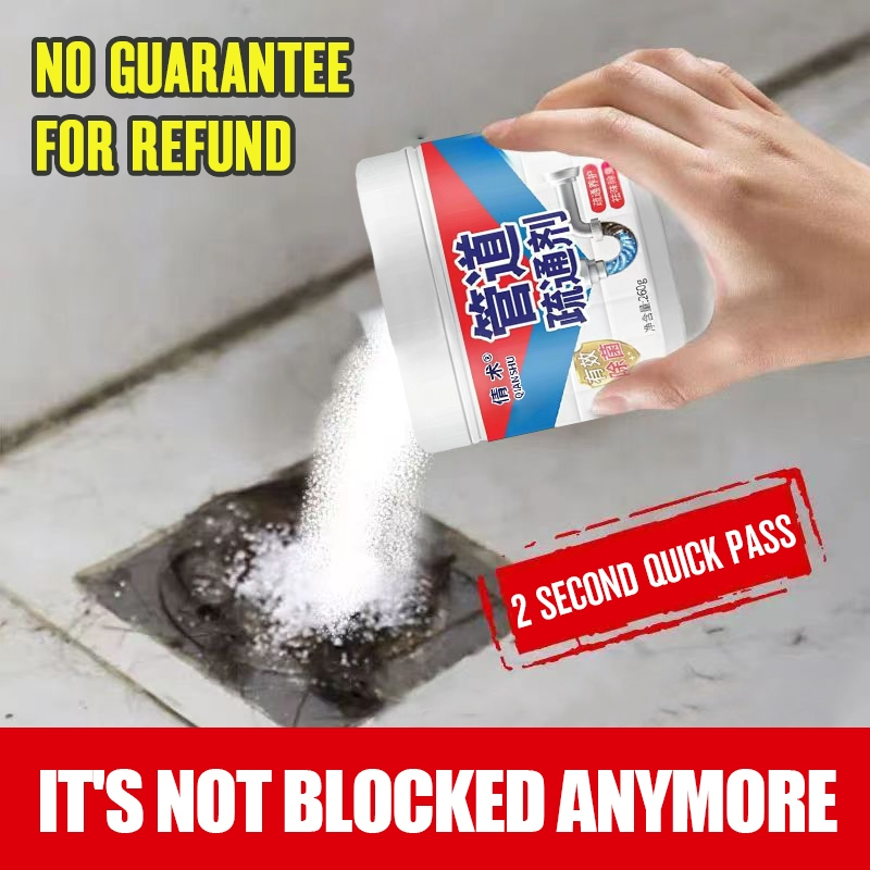 Sink and Drain Clear Dissolve blockage Toilet Sink Unclog Cleaner