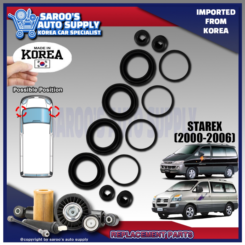 Brake Caliper Rubber Set / Caliper Seal Kit For Hyundai Starex (0006