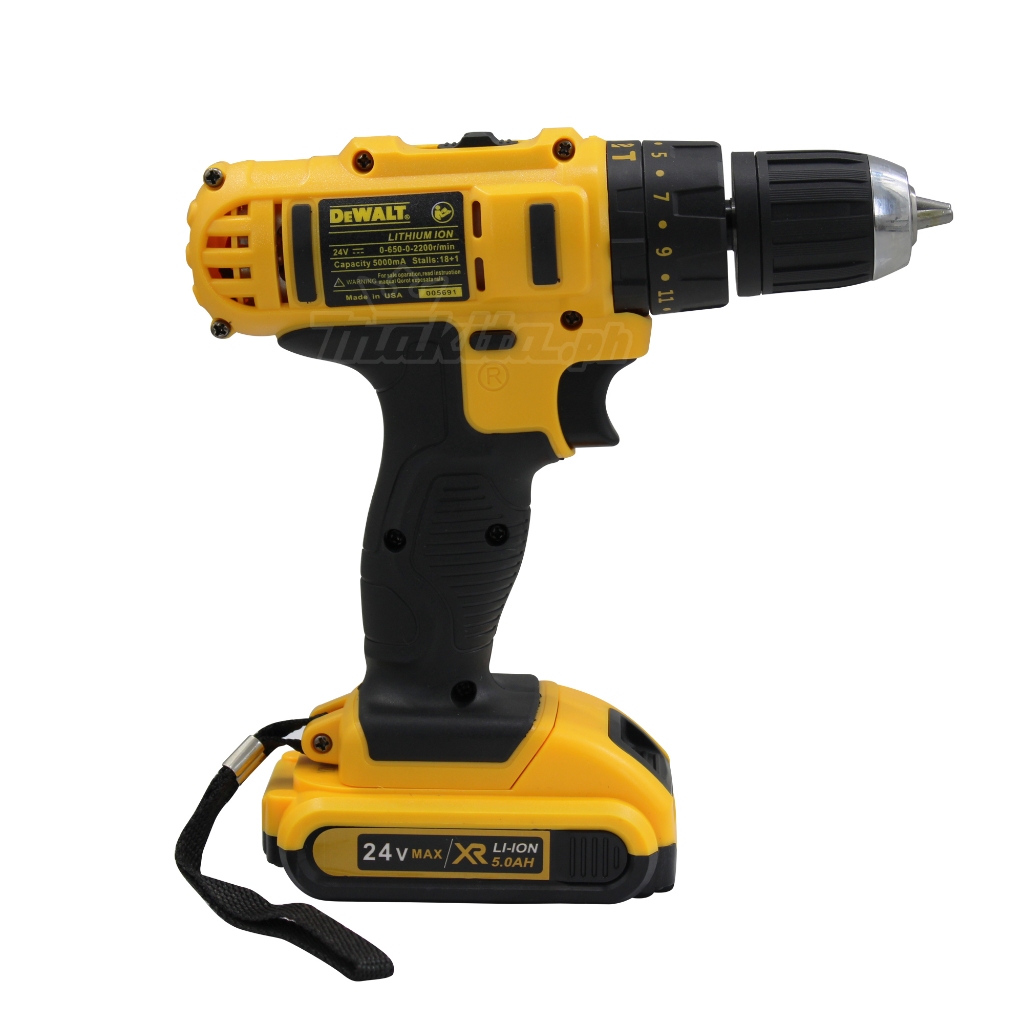 Dewalt cordless drill 24 volt sale