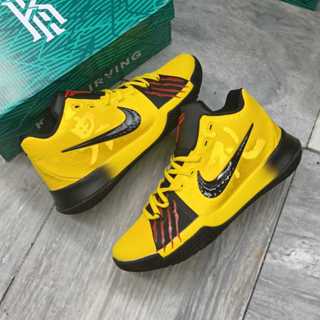 Kyrie irving shoes yellow and clearance black