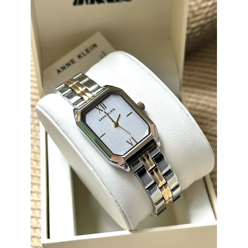 🇺🇸✈️ Anne Klein US Two-tone Rectangular Stainless Steel Women’s Watch!  Arrived from US!