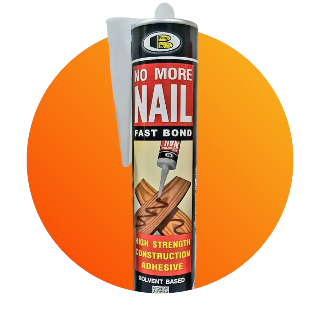 BOSNY No More Nails bond Adhesive 300ml for Edge Banding and Vinyls etc