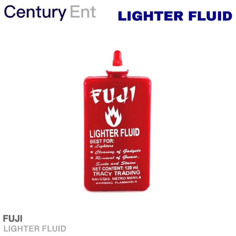 120mL FUJI Lighter Fluid Lighter Refill • Grease Removal Shopee