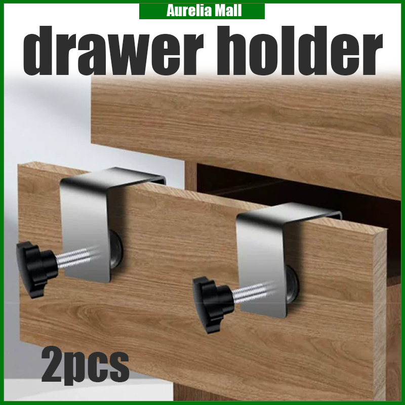 2Pcs Drawer Panel Auxiliary Clip Stainless Steel Drawer Fixing Clips ...