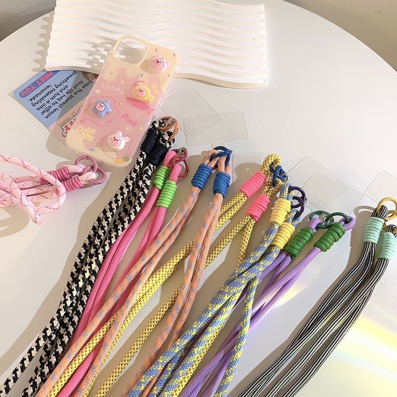 Multi-purpose fashion mobile phone lanyard cross body rope | Shopee ...
