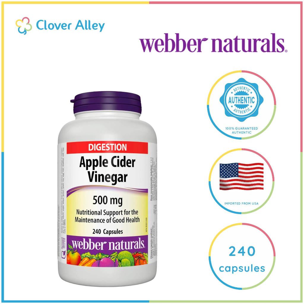 ber Naturals Apple Cider Vinegar 500mg 240pcs (08/2027 expiry) Shopee Philippines