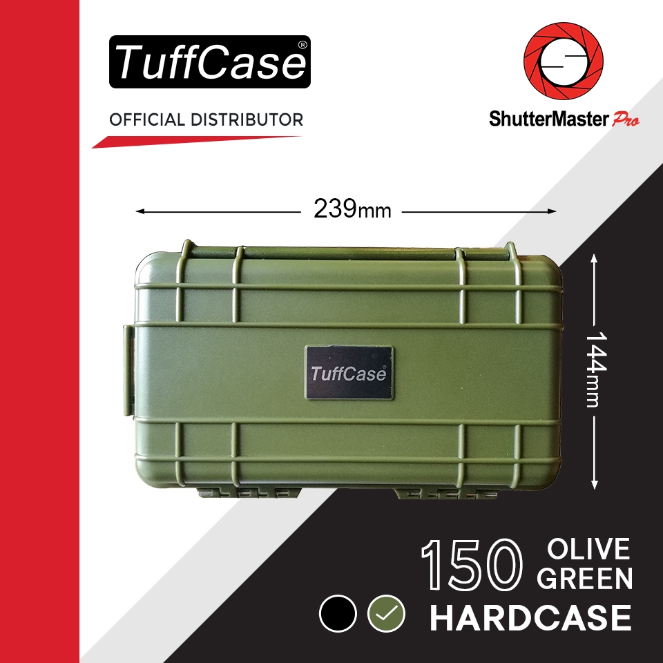 Tuffcase 150 Hardcase (Olive Green) – Tools / Wireless Mic / Watch ...