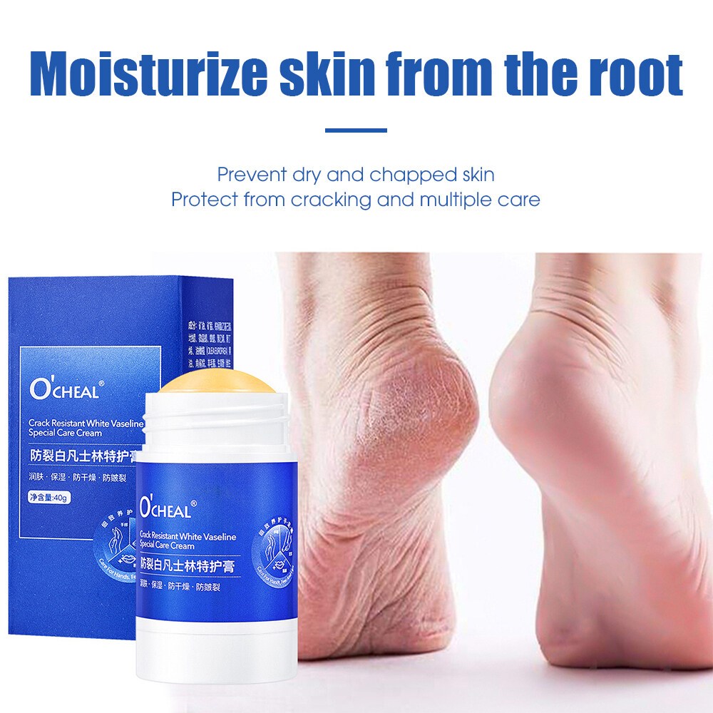 Vaseline Foot Cracked Cream Anti Chapped Hand Foot Moisturizing Cream Callus Remover Stick 40G