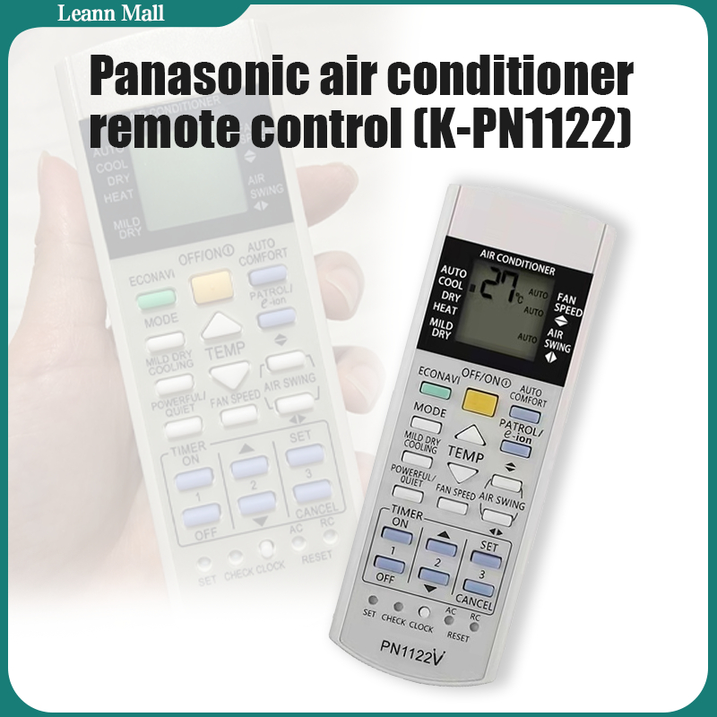K-PN1122 Universal Panasonic Aircon Remote Replaceable Aircon Remote ...