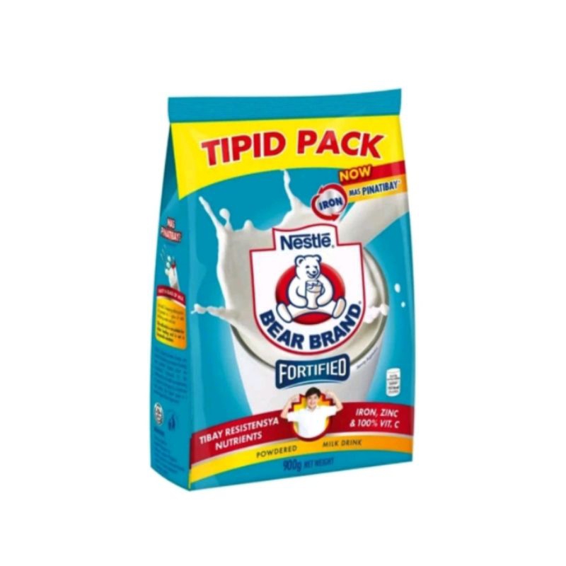 Bear Brand Fortified Powdered Milk Drink Tipid Pack 840g | Shopee ...