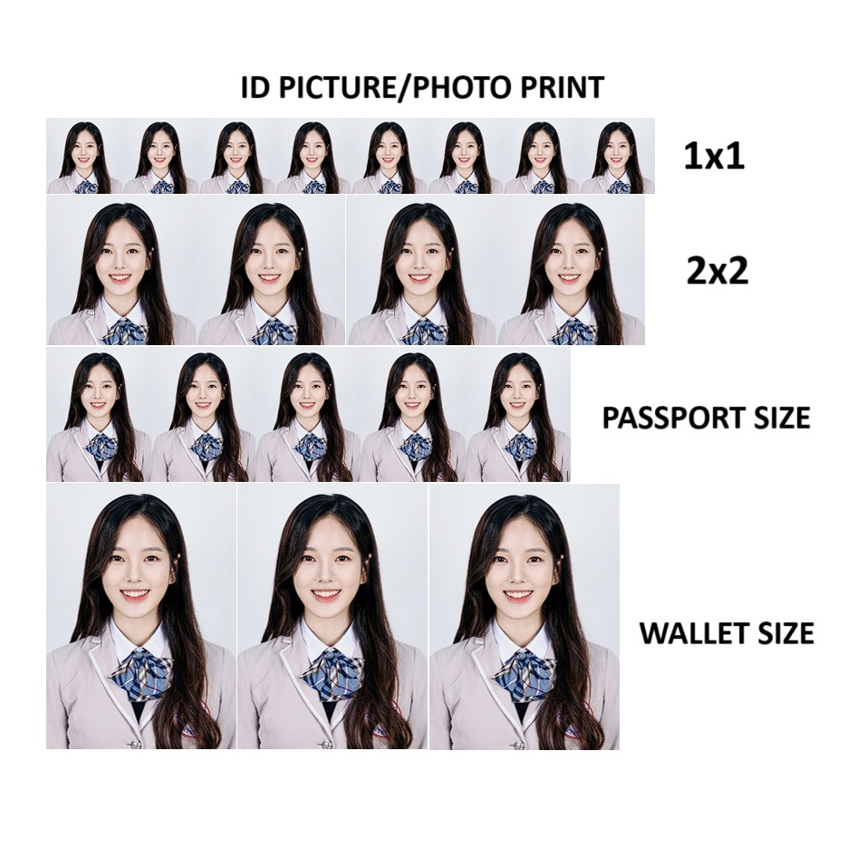 Id Picturephotostickerlogo Print 1x1 2x2 2r Wallet Passport Size 3r 4r 5r 8761