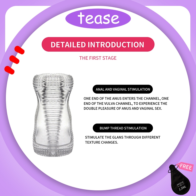 Tease level enhance transparent male Masturbator Cup Sex Adult Toys for Men  | Shopee Philippines