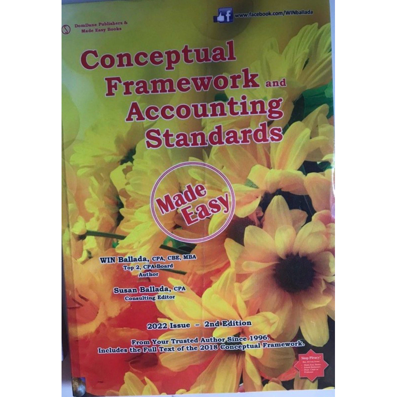 (CFAS) Conceptual Framework And Accounting Standards By Win Ballada ...