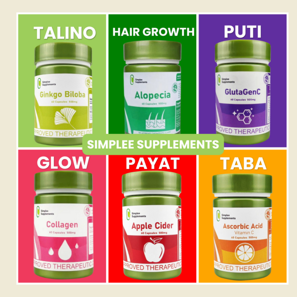 Simplee Supplements Ascorbic Acid , Ginkgo Biloba, Apple Cider