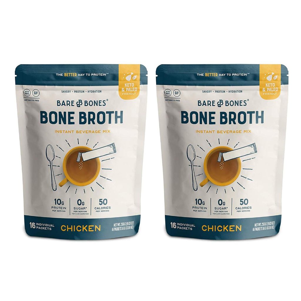 Bare Bones Bone Broth Instant Powdered Beverage Mix Chicken 1pc 15g ...