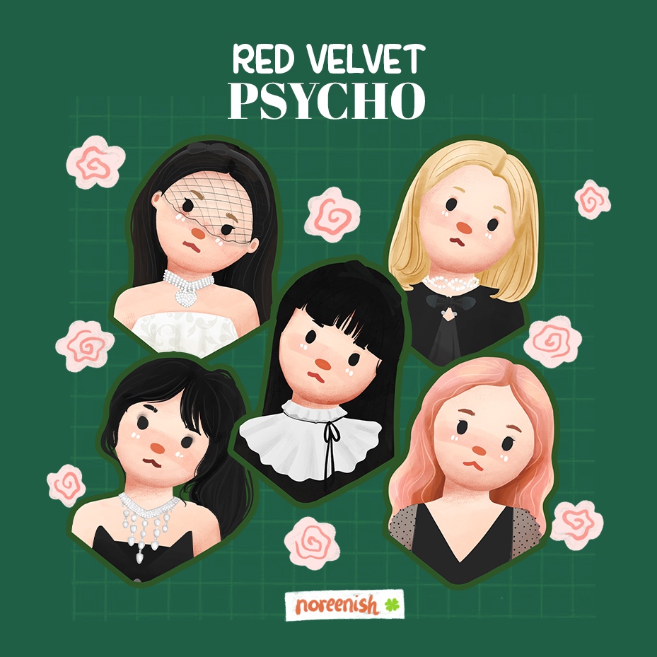 RED VELVET STICKERS - Psycho | Shopee Philippines
