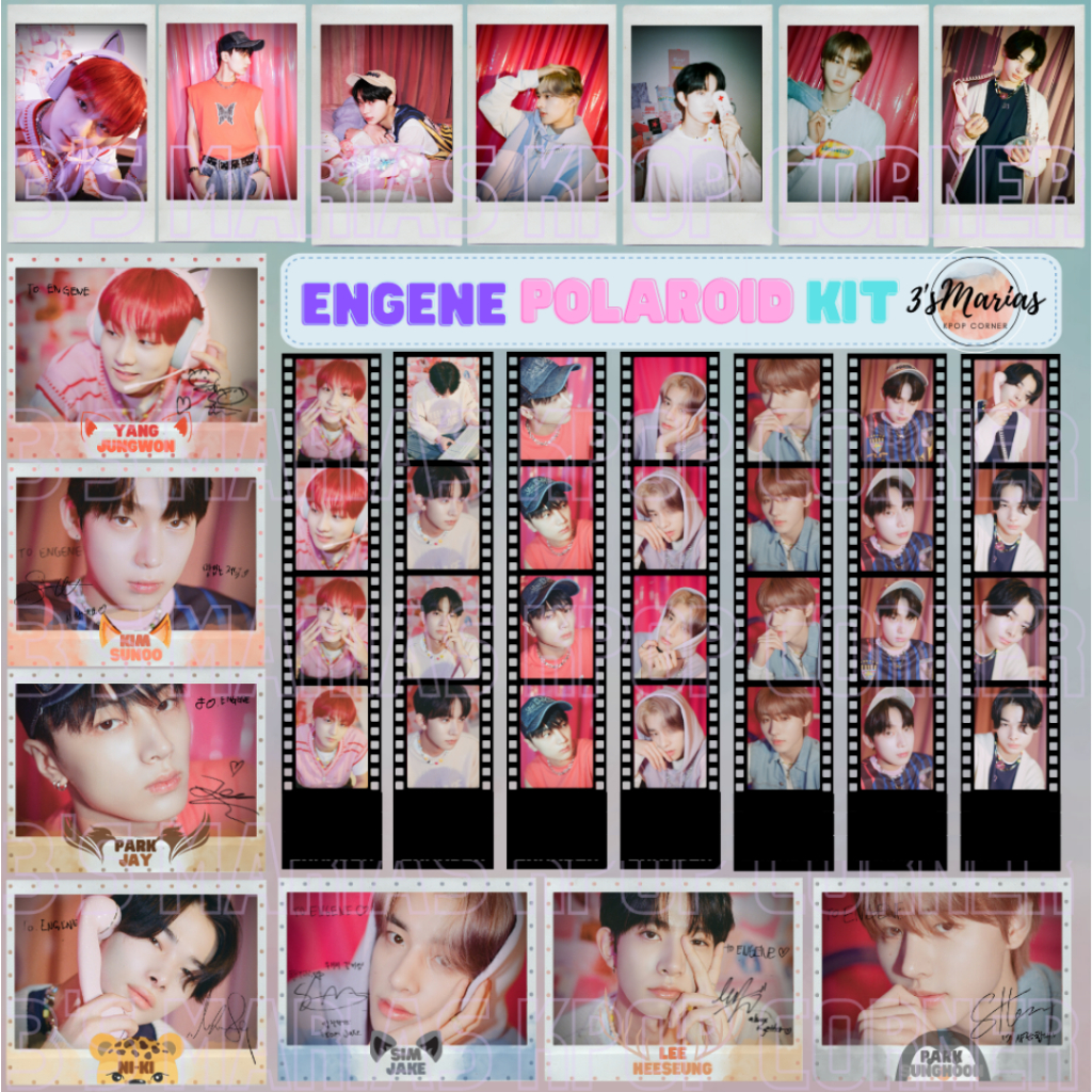 ENHYPEN BOYFRIEND POLA SET REPOST (ENGENE MERCH KIT, PHOTOSTRIP, & MORE ...