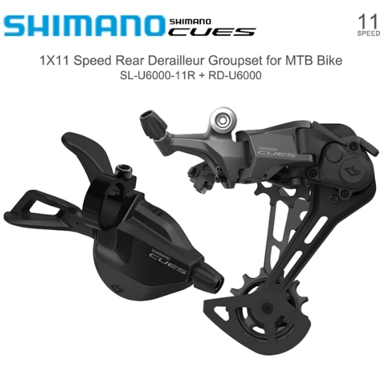 Shimano CUES U6000 Shifter 2s Left 10s 11s Right Side RAPIDFIRE PLUS 2x10speed 2x11speed Sl U6000 For Mtb Mountain Bike Cycling