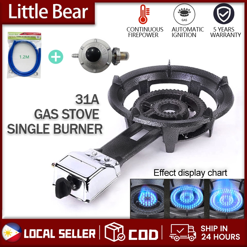 Cast Iron Gas Stove Heavy Duty Single Burner Automatic Ignition Gas