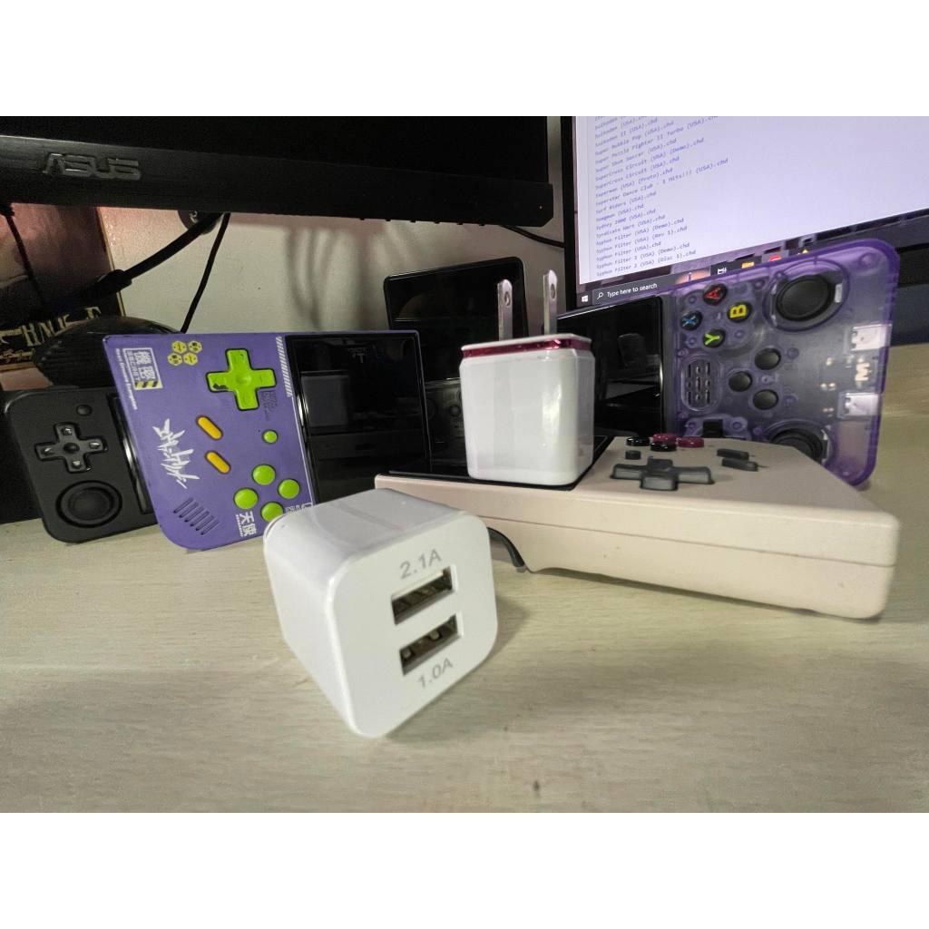 Dual Port Adaptor for Retro Consoles 5V 1A - 5V 2.1A | Shopee Philippines