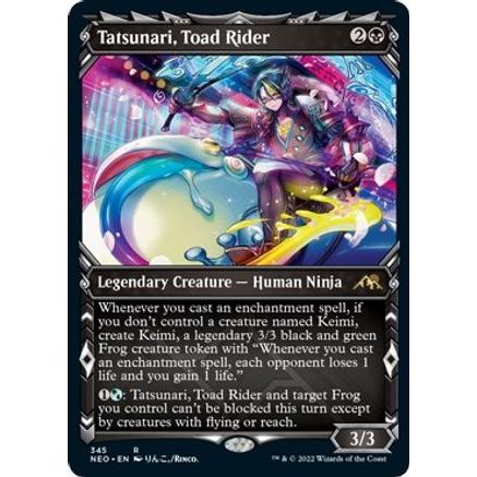 Tatsunari, Toad Rider (Showcase) - Kamigawa: Neon Dynasty (NEO) MTG ...