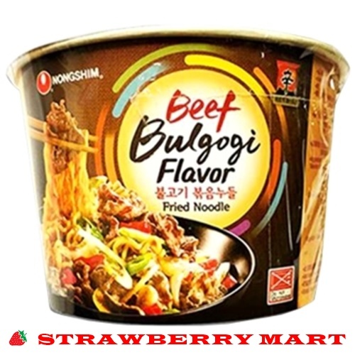 BULGOGI BOKK-EUM NOODLE B-CUP 101G STRAWBERRY MART KOREA | Shopee ...