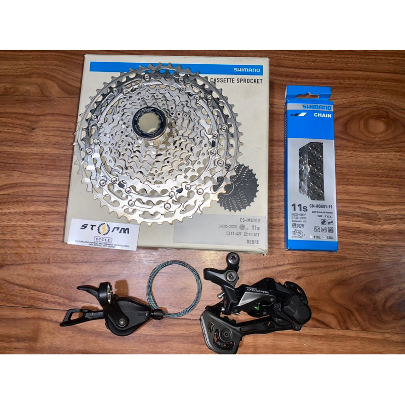 SHIMANO DEORE M5100 11speed ( Upkit ) Original shimano | Shopee Philippines