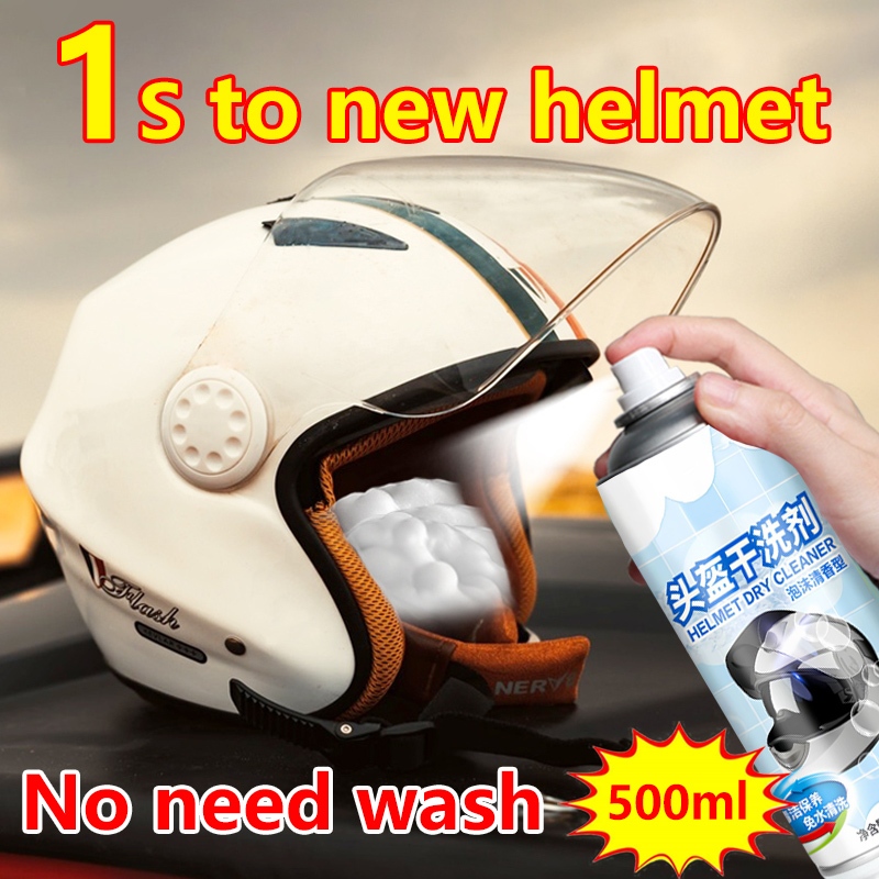 Motorcycle Helmet Disinfecting Foam Spray 450ML helmet spray anti odor