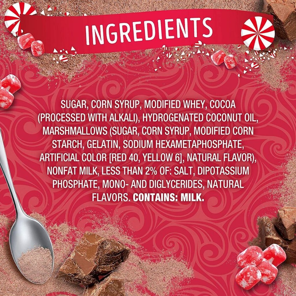 Swiss Miss Peppermint Hot Cocoa Mix with Peppermint flavored ...