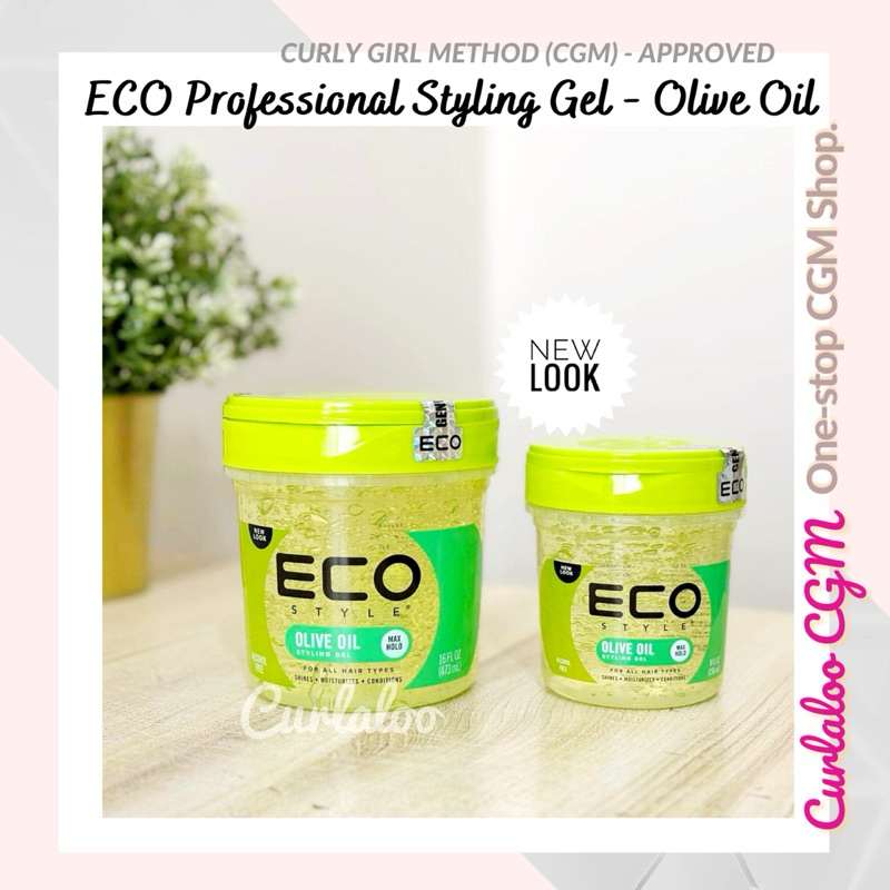 Curlaloo CGM Shop ECO Style Professional Styling Hair Gel Olive Oil