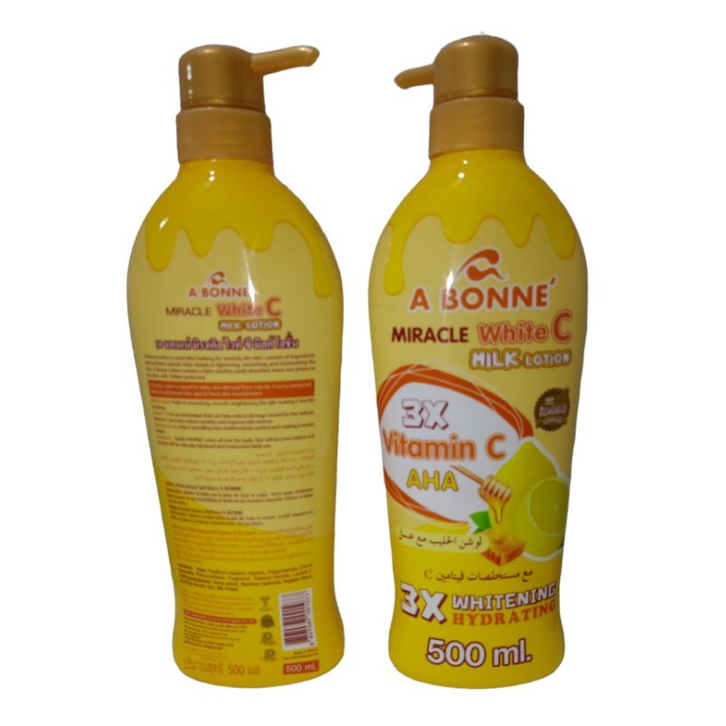 A Bonne Miracle White C MILK LOTION (500ml) With Vit C And AHA