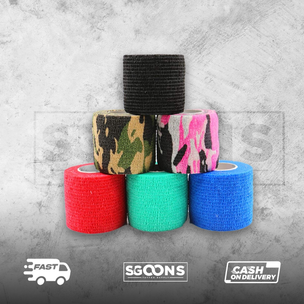 Tattoo Grip Tape/ Tattoo Self Adhesive Bandage SGOONS TATTOO SUPPLY