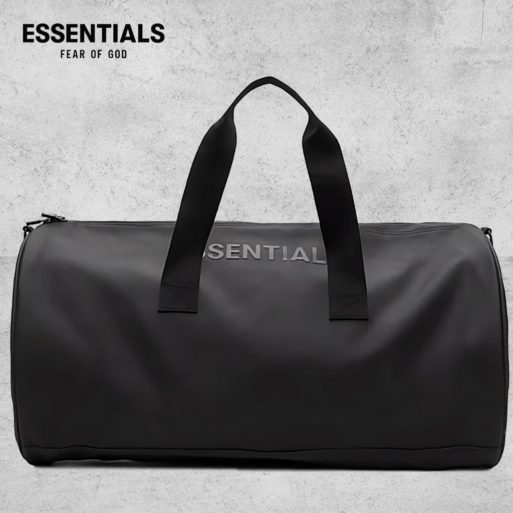 新品 FEAR OF GOD ESSENTIALS Duffel Bag Fear of God Essentials Graphic Duffel Bag Cream - US