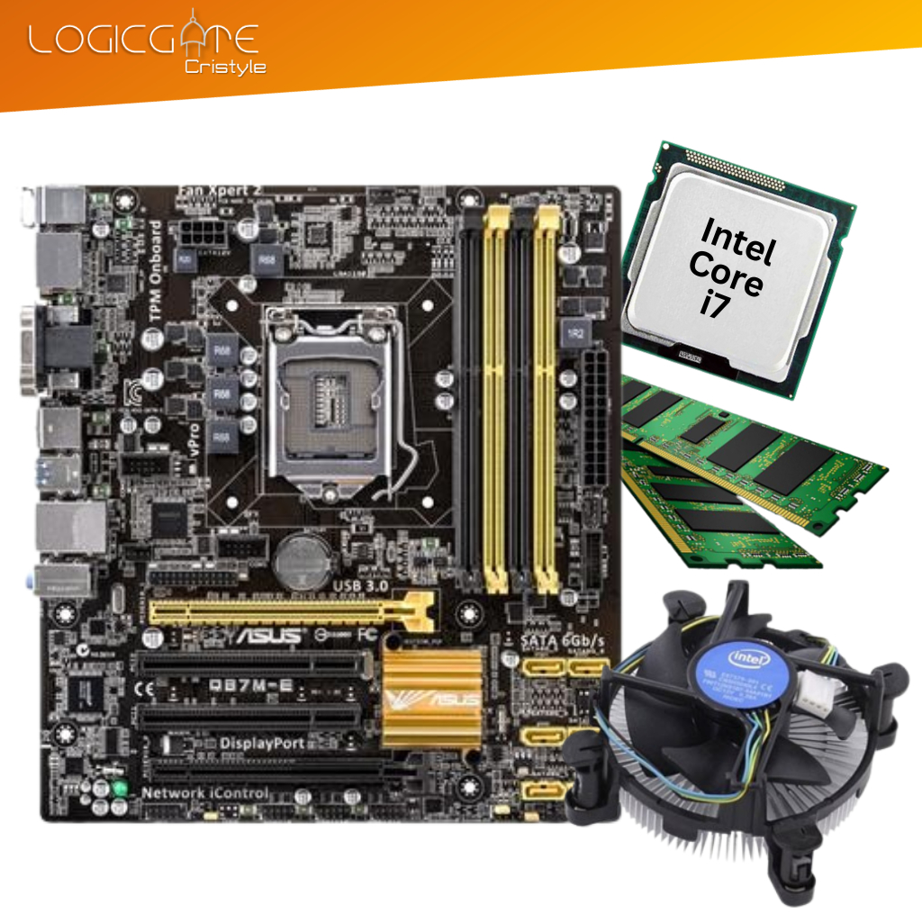 BUNDLE Core i7 4th Gen | Asus 1150 Q87M 4 Slot | 8GB RAM | FREE: HSF ...
