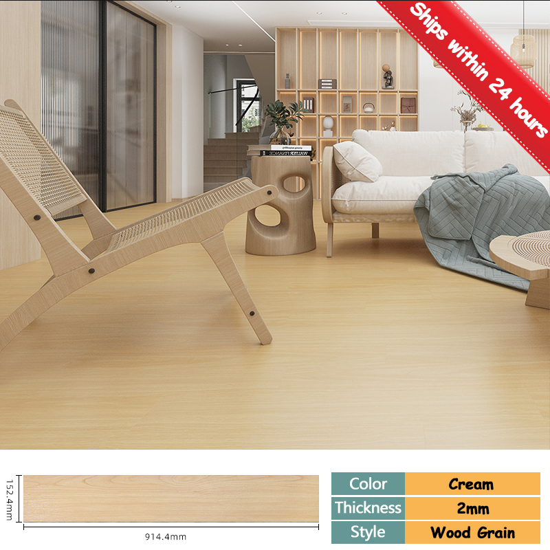 Wood Grain Floor self adhesiv PVC Tiles For Flooring Stickers ...