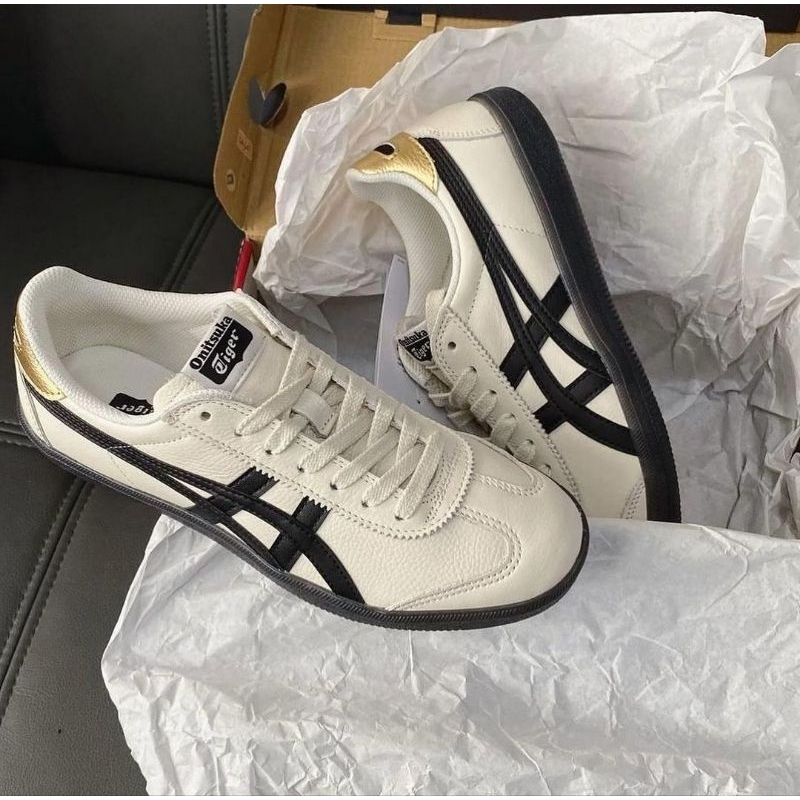 Onitsuka Tiger Tokuten Black White Gold | Shopee Philippines