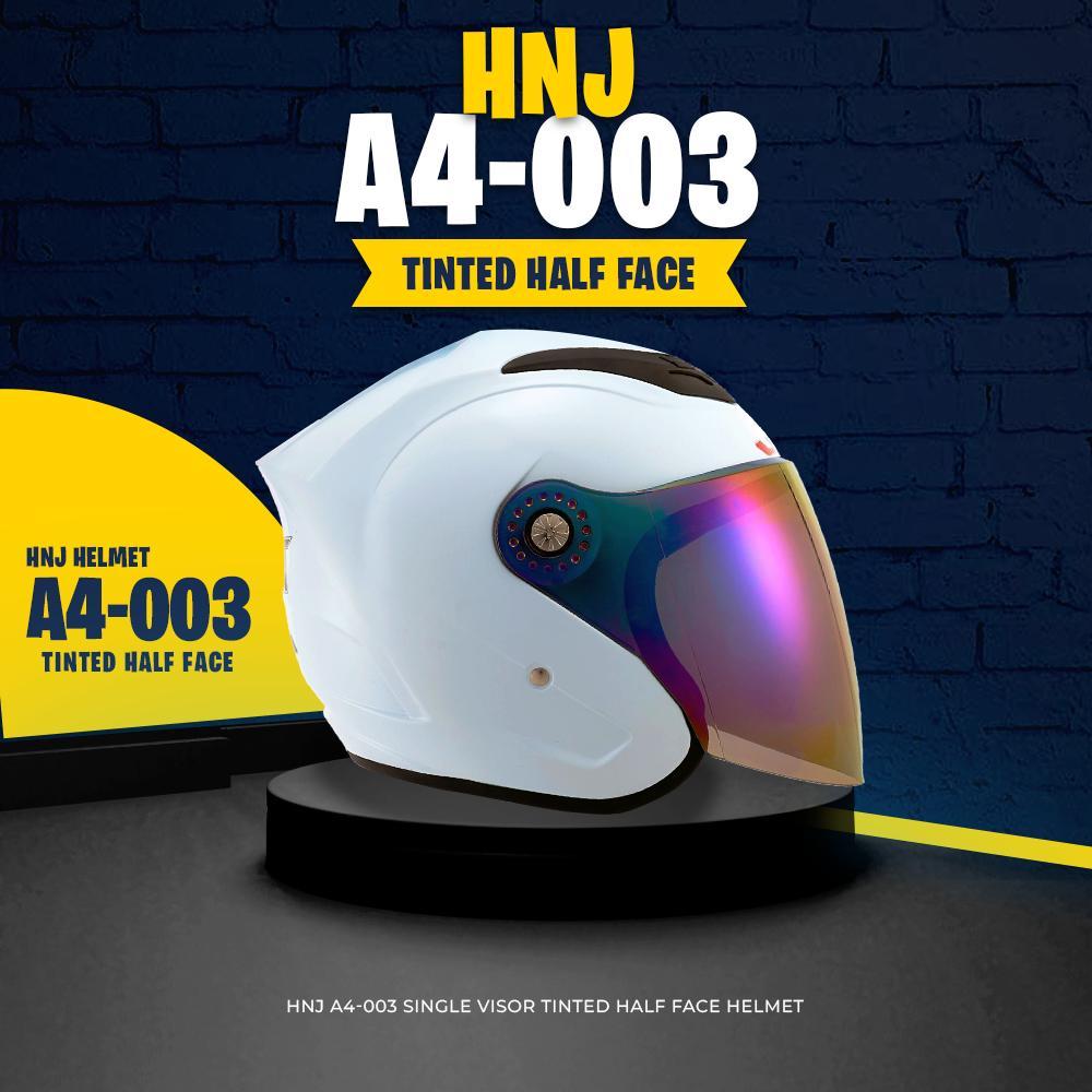 HNJ A4003 Motorcycle Helmets Half Face Motor Helmet Tinted Visor