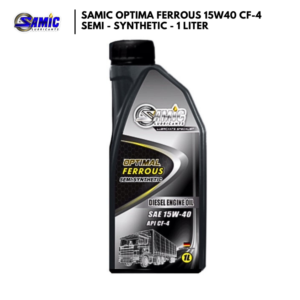 Samic Optima Ferrous 15W40 CF-4 - 5 Liter/ 1 Liter - Semi Synthetic ...