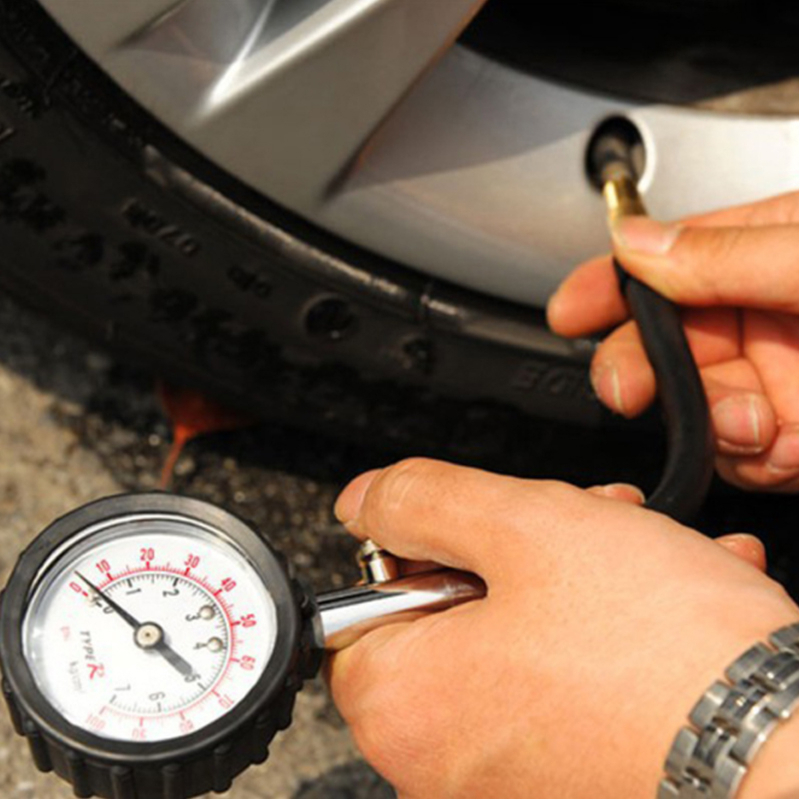 0-100 PSI Tire Pressure Gauge Tire Pressure Measuring Instrument Easy ...