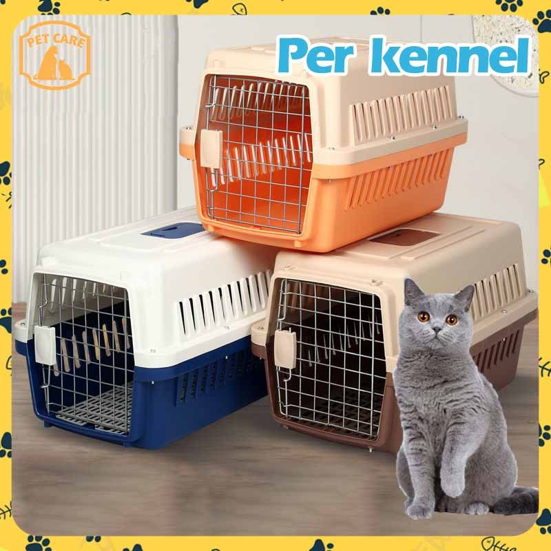 Pet Cat Dog Carrier Space Box Travel Breathable Crates Airline Approved Pet  Box Cage For Dogs Cat - Main Image