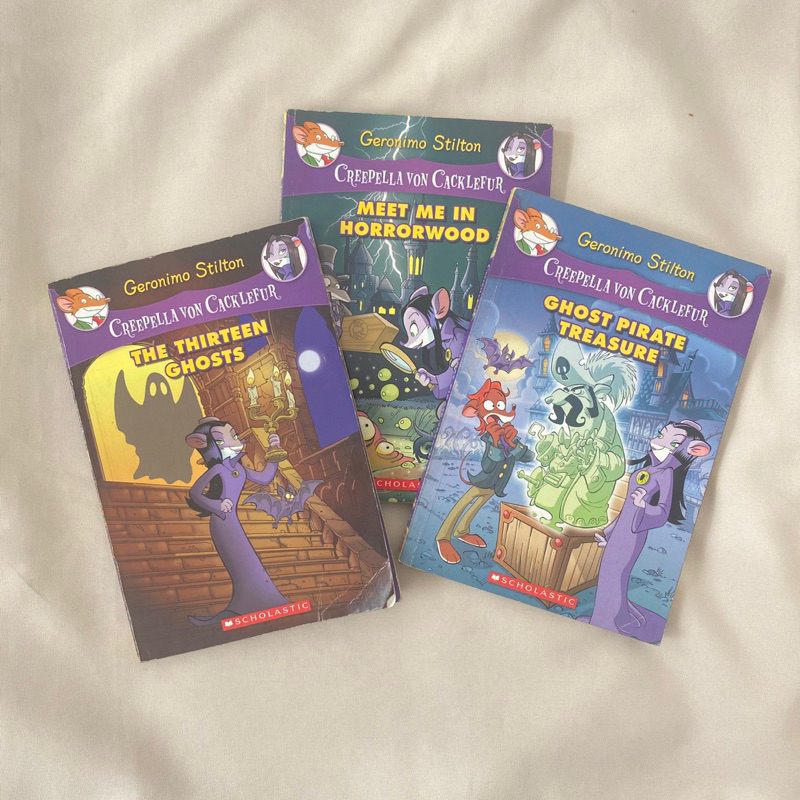 Geronimo Stilton - Creepella Von Cacklefur Set | Shopee Philippines